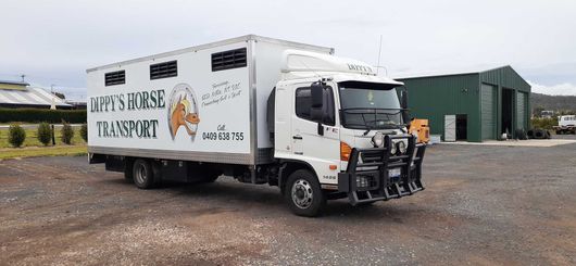 Our horse transportation vehicles. 